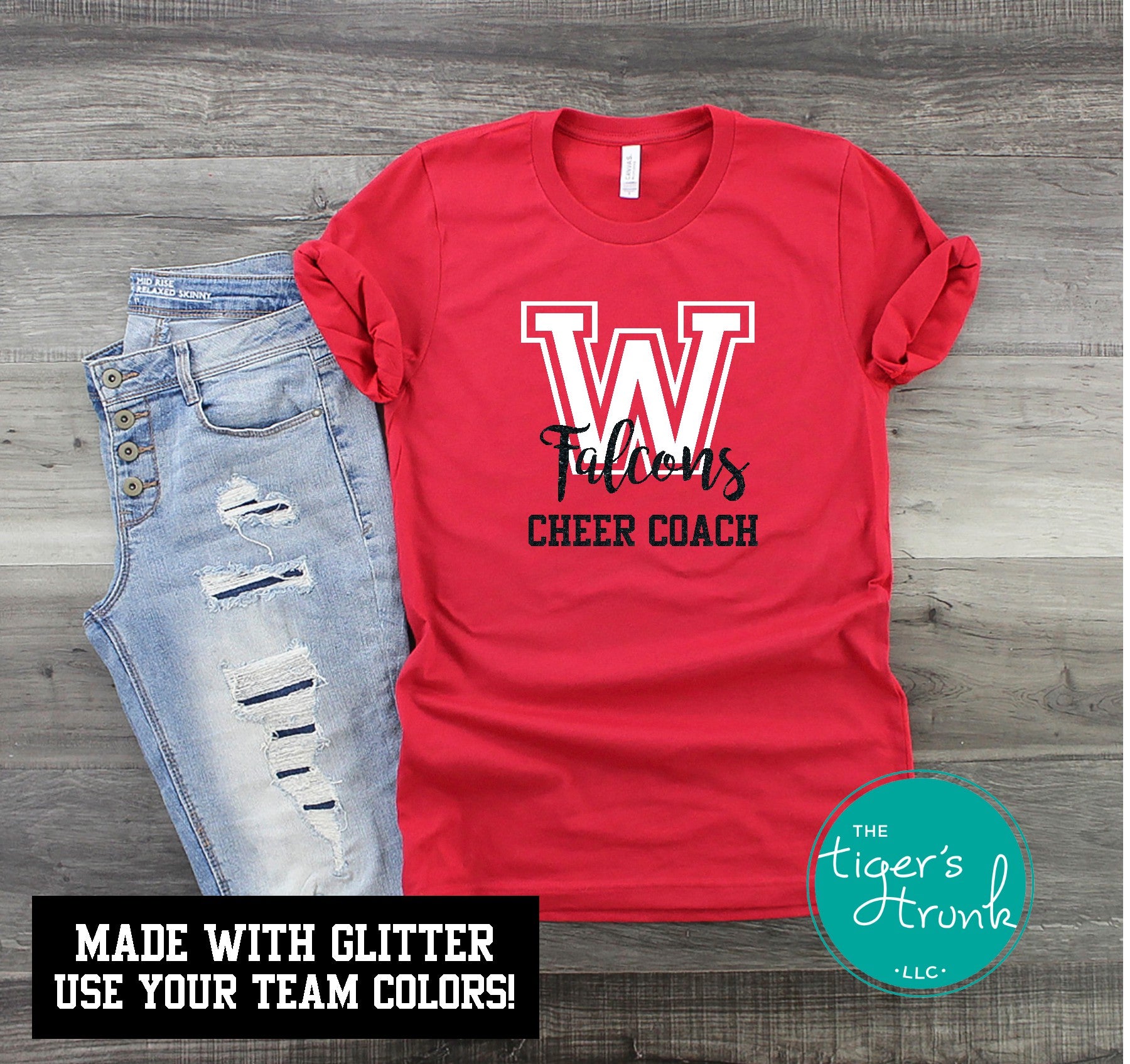 Tientallen Opknappen wereld Cheerleading Shirt | Mascot Shirt | School Letter Shirt | Cheer Coach – The  Tiger's Trunk, LLC