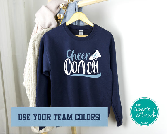 Cheer Coach personalized sweatshirt