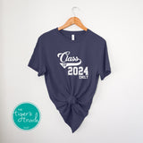 Senior Shirt | Personalized Class of 2024 Shirt | Short-Sleeve Shirt