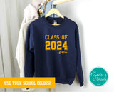 Class of 2024 sweatshirt