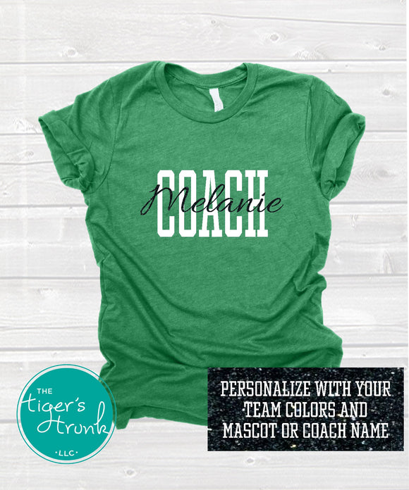 Softball Shirt | Personalized Softball Coach | Short-Sleeve Shirt