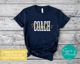Tennis Shirt | Personalized Tennis Coach | Short-Sleeve Shirt