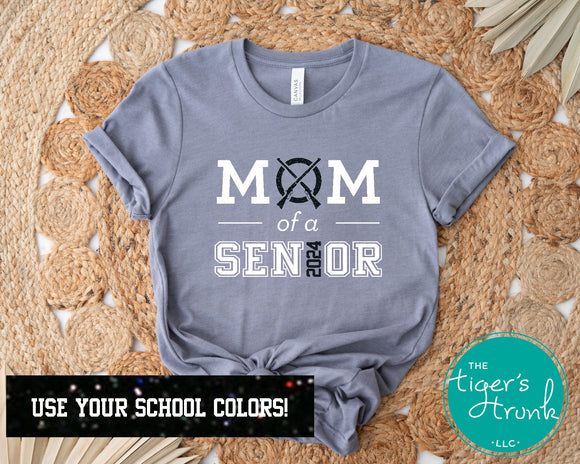 Color Guard Mom of a Senior 2024 short-sleeve shirt