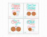 Cookie Printable Valentine Cards
