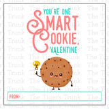You Are One Smart Cookie printable Valetentine card