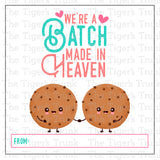 We're a Batch Made in Heaven printable Valetentine card