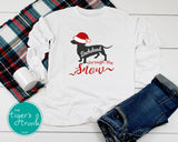 Dachshund Through the Snow Christmas shirt