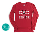 Cheer Dad of a Senior 2024 long-sleeve shirt