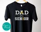 Volleyball Shirt | Dad of a Senior | Class of 2024 | Short-Sleeve Shirt