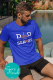 Tennis Shirt | Dad of a Senior | Class of 2024 | Short-Sleeve Shirt