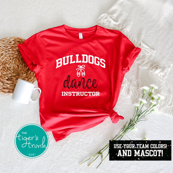 Dance Shirt | Mascot Shirt | Dance Instructor | Short-Sleeve Shirt