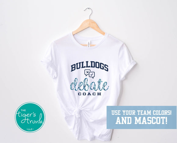 Debate Shirt | Mascot Shirt | Debate Coach | Short-Sleeve Shirt