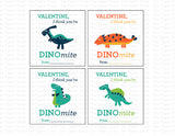 Dinosaur Printable Valentine Cards