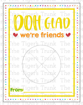 Printable Valentine tags with fun puns, instant download non-candy Valentine gifts for classroom exchanges, teachers, and student gifts.
