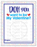 Play-Doh | Instant Download | Printable Valentine Cards
