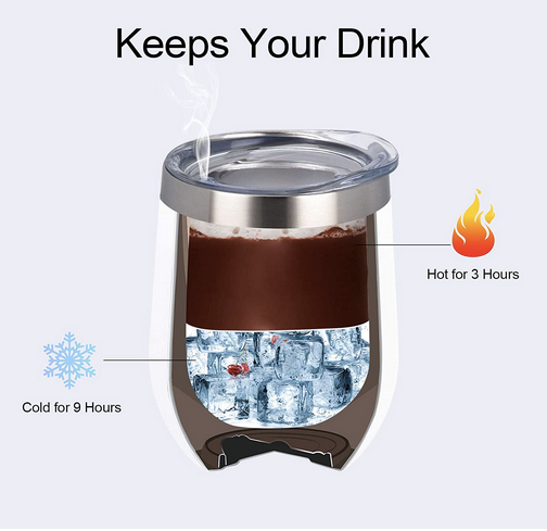 After School Snack travel wine tumbler for teachers