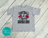 Football and Cheer Little Bro shirt