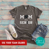 Football Mom of a Senior 2024 short-sleeve shirt