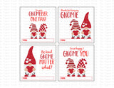 Gnome Printable Valentine Cards