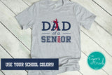 Golf Shirt | Dad of a Senior | Class of 2024 | Short-Sleeve Shirt