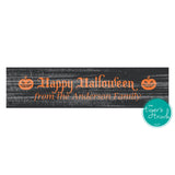  Personalized Happy Halloween sign