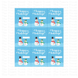 Holiday Gift Tags | Happy Holidays | Instant Download | Printable Tags