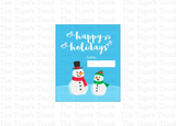 Holiday Gift Tags | Happy Holidays | Instant Download | Printable Tags