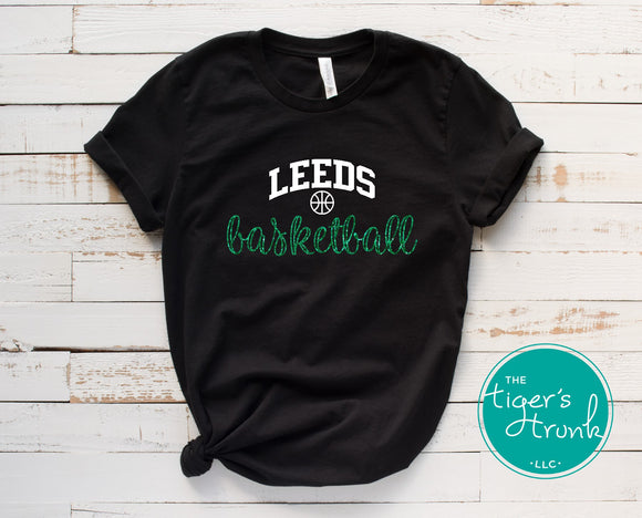 Leeds Greenwave Fan Gear | Basketball Shirt | Greenwave Basketball | Short-Sleeve Shirt
