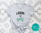 Leeds Greenwave Fan Gear | Golf Shirt | Greenwave Golf | Short-Sleeve Shirt