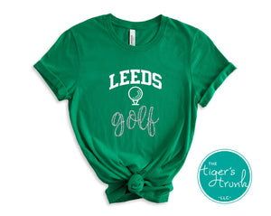 Leeds Greenwave Fan Gear | Golf Shirt | Greenwave Golf | Short-Sleeve Shirt