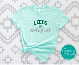 Leeds Greenwave Fan Gear | Volleyball Shirt | Greenwave Volleyball | Short-Sleeve Shirt