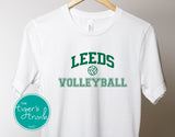 Leeds Greenwave Fan Gear | Volleyball Shirt | Greenwave Volleyball | Short-Sleeve Shirt