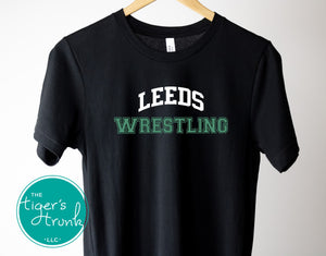 Leeds Greenwave Fan Gear | Wrestling Shirt | Greenwave Wrestling | Short-Sleeve Shirt