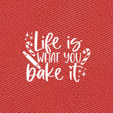 Life Is What You Bake It Christmas Pot Holder