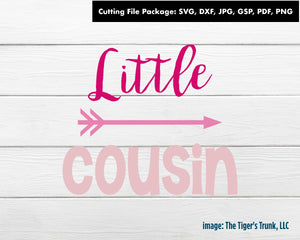 Cutting File Package | Cousin Cutting Files | Little Cousin | Instant Download