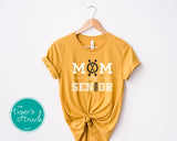 Band Shirt | Majorette Shirt | Mom of a Senior | Class of 2024 | Short-Sleeve Shirt