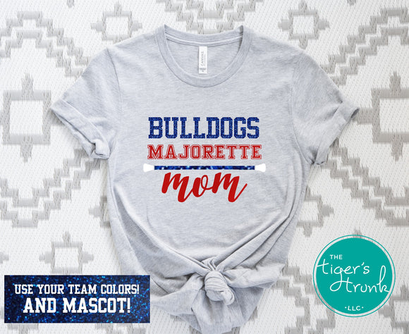 Majorette Shirt | Band Shirt | Mascot Shirt | Majorette Mom | Short-Sleeve Shirt