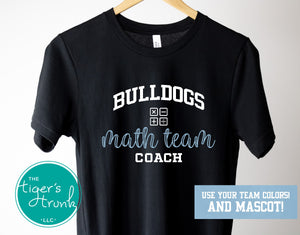 Math Team Coach shirt