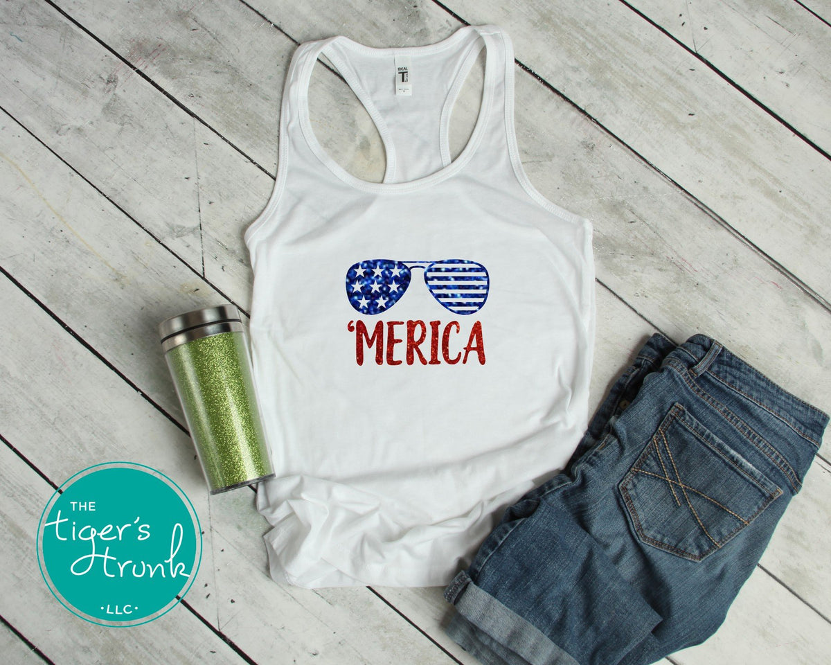 Patriotic Shirt | Independence Day | 4th of July | Merica | Tank Top ...