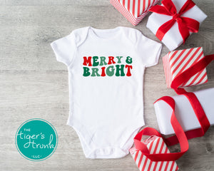 Merry & Bright Christmas shirts