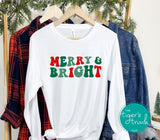 Merry & Bright Christmas shirt