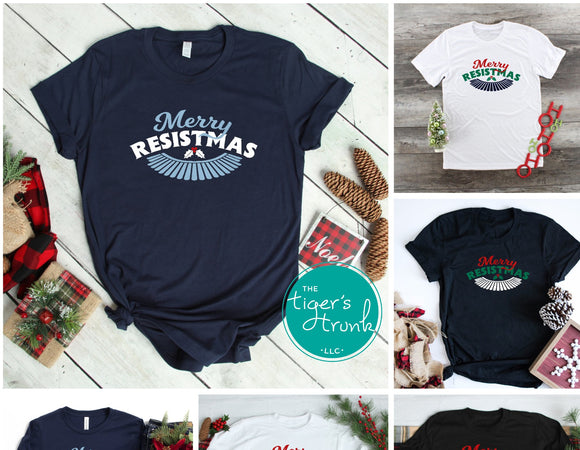 Merry Resistmas Christmas shirts