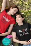 Senior Cheerleader and Cheer Mom of a Senior 2024 short-sleeve shirts