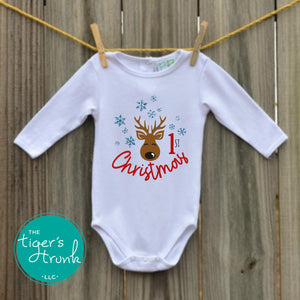 My First Christmas bodysuits