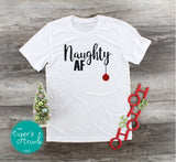 Naughty AF Christmas shirt