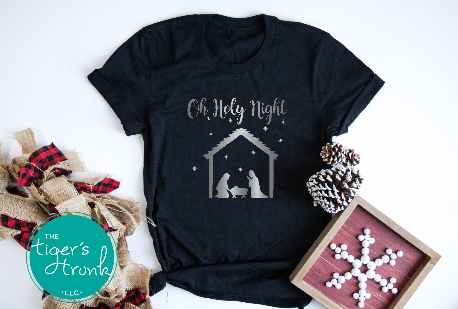 Christmas Shirt | Oh Holy Night | Short-Sleeve Shirt | Long-Sleeve Shi ...