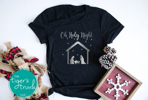 Oh Holy Night Christmas shirts