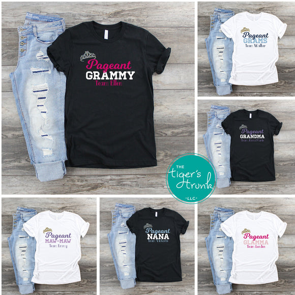Pageant Grandmother shirts
