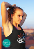 Personalized Cheer tank top