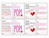 Pop It Valentine Cards